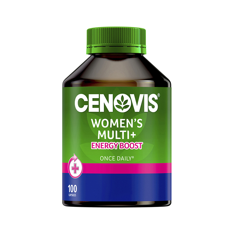 Cenovis Women's Multi + Energy Boost 100 Capsules WholeLife