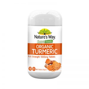 Nature's Way Super Foods Organic Turmeric Tablets