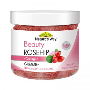 Nature's Way Beauty Rosehip + Collagen Sugar Free 40 Gummies