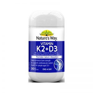 Nature's Way Vitamin K2 + D3 Soft Capsules