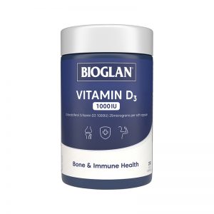 Bioglan Vitamin D3 1000IU Bone & Immune Health 250 Capsules