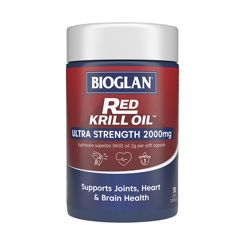BIOGLAN Red Krill 2000mg 30 Capsules WholeLife
