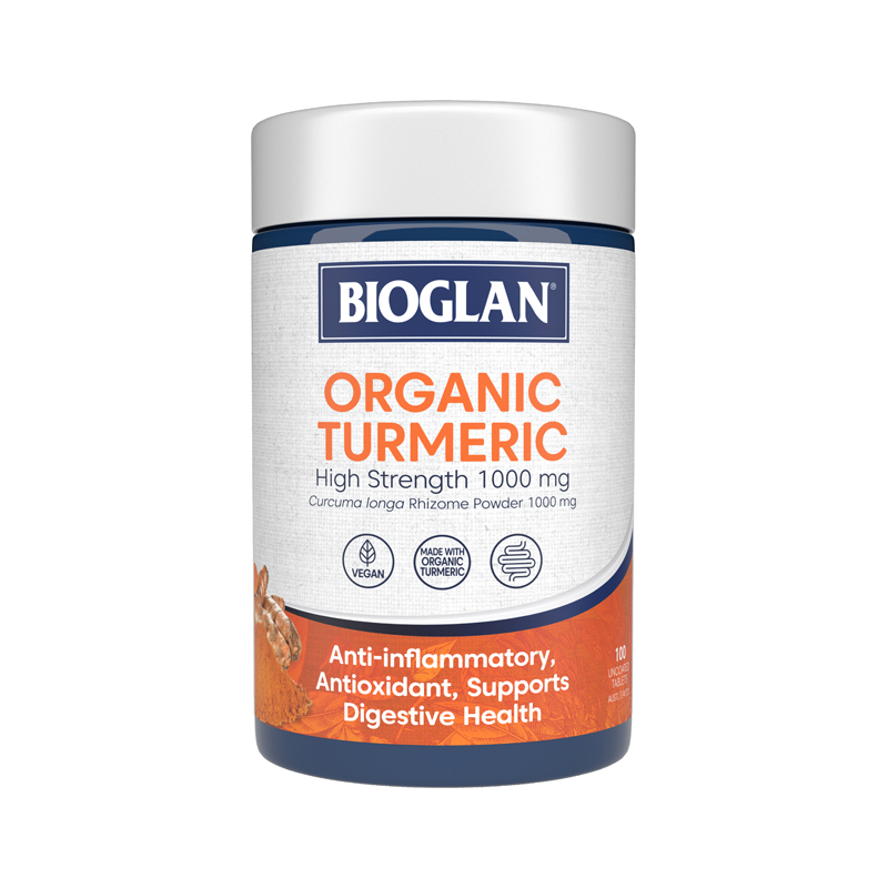Bioglan Organic Turmeric High Strength 1000mg