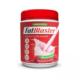 Naturopathica FatBlaster Weight Loss Shake With Green Tea Extract Raspberry Flavour