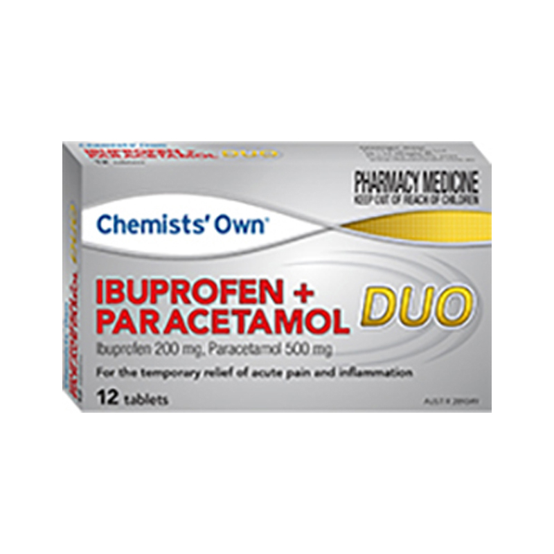 Ibuprofen & Paracetamol Duo 24 Tablets WholeLife