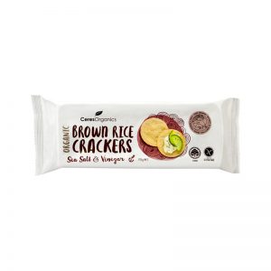 Brown Rice Crackers with Sea Salt & Vinegar 115g