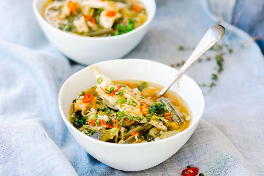 Easy Chicken & Veggie Soup | WholeLife