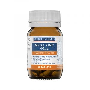 Mega Zinc 40mg 60 Tablets