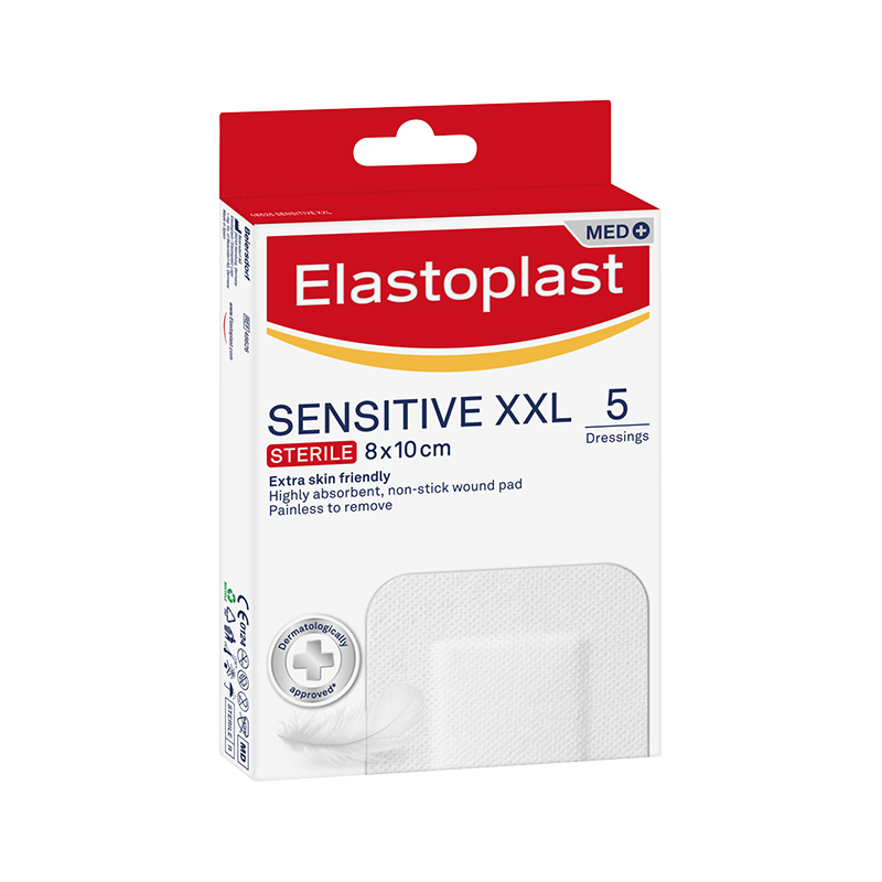 Elastoplast Sensitive Dressing XXL 5 Pack WholeLife