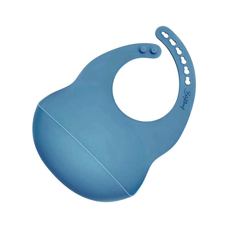 BRIGHTBERRY Soft Silicone Bib Blueberry WholeLife
