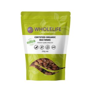 Certified Organic Australian Sultanas 250g