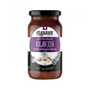 Certified Organic Rogan Josh Style Curry Simmer Sauce 500g