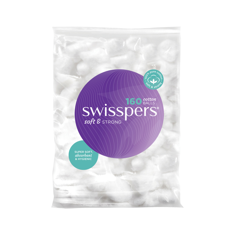 Cotton Balls 160 Pack WholeLife