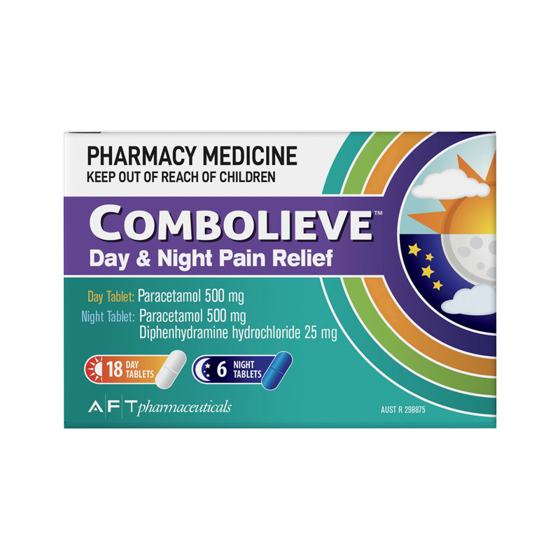 Day & Night Pain Relief 24 Tablets WholeLife