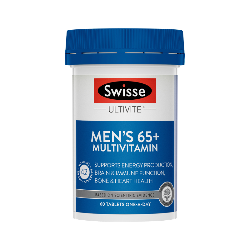 Men's 65+ Multivitamin 60 Tablets | WholeLife