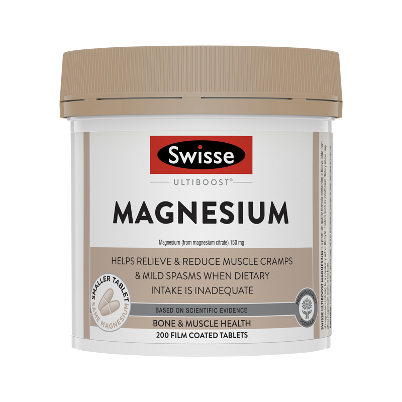 Swisse Ultiboost Magnesium 200 Tablets | WholeLife