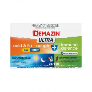 Ultra Cold & Flu + Cough + Immune Defence 34 Capsules