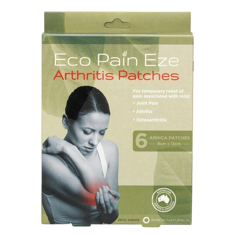 Eco Pain Eze Arthritis 6 Arnica Patches WholeLife
