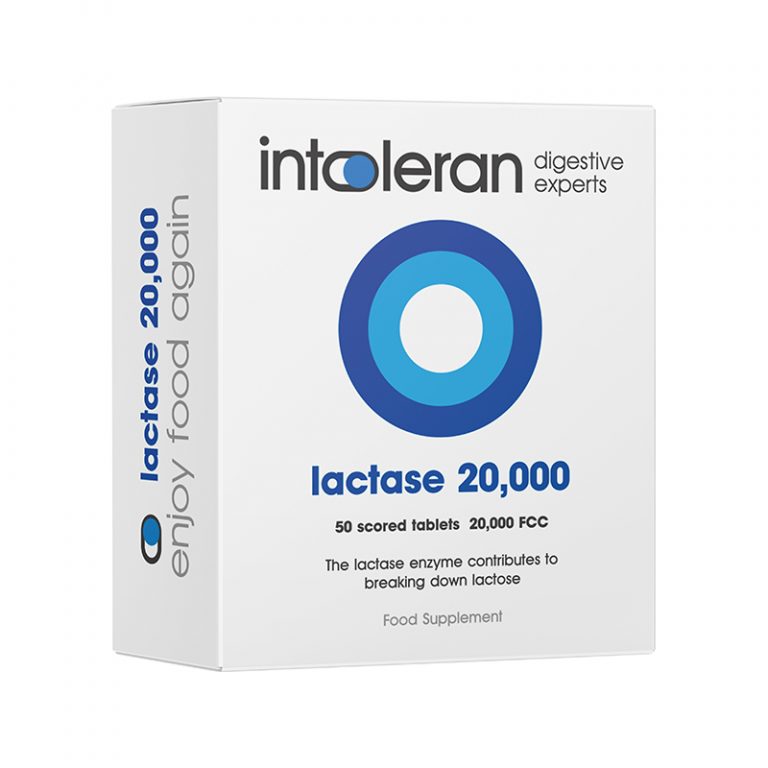Lactase 20,000 50 Tablets WholeLife
