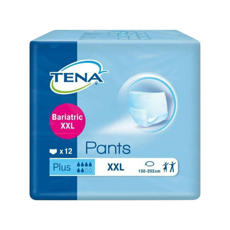 Tena Pants Plus XX Large 12 Pack