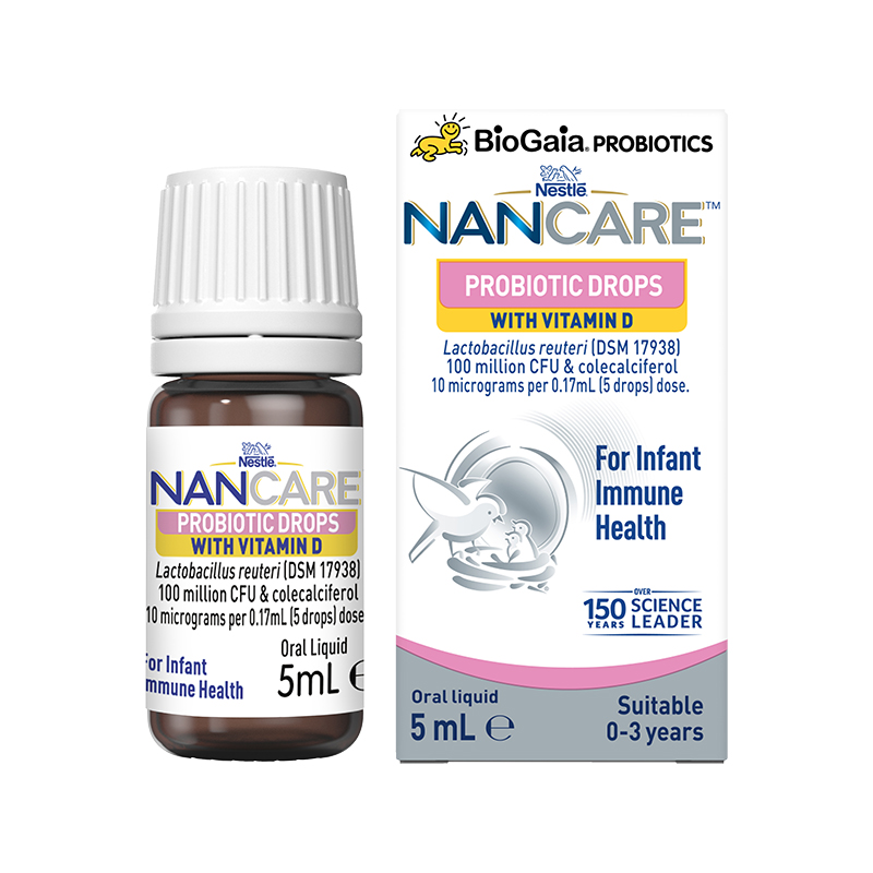 Probiotic Drops with Vitamin D for Infant Immune Health 5ml WholeLife