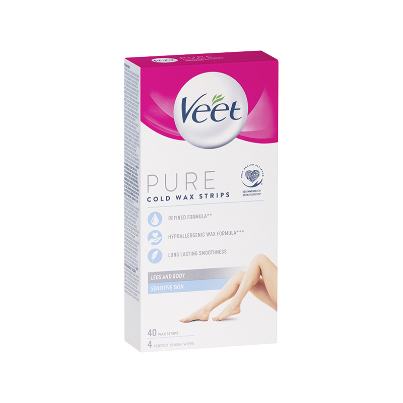 Pure Cold Wax Strips Leg 40S WholeLife