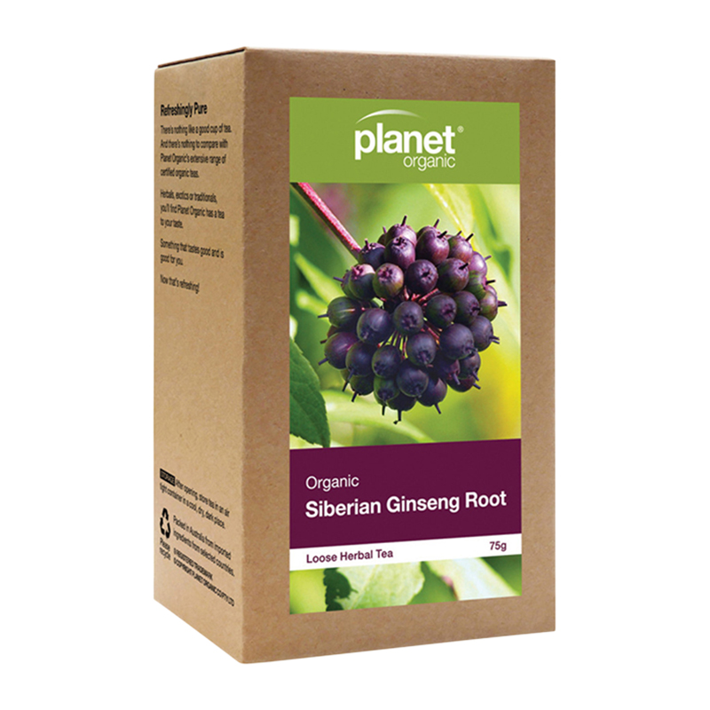 Siberian Ginseng Root Loose Leaf Tea 75g WholeLife