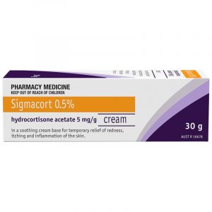 Sigmacort 0.5% Hydrocortisone Cream 30g