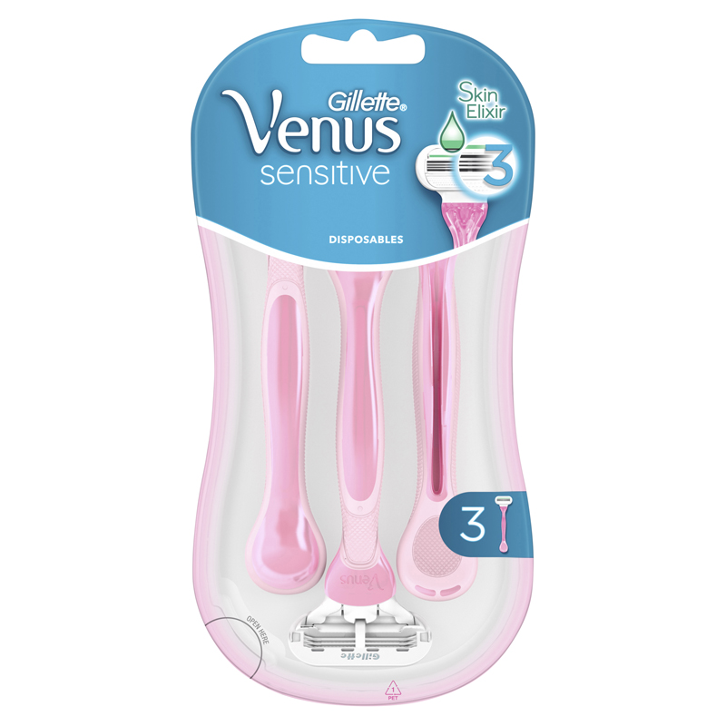Venus Sensitive Disposable Razors 3 Pack WholeLife