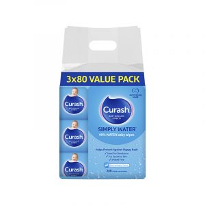 Water Wipes 3x 80 Pack