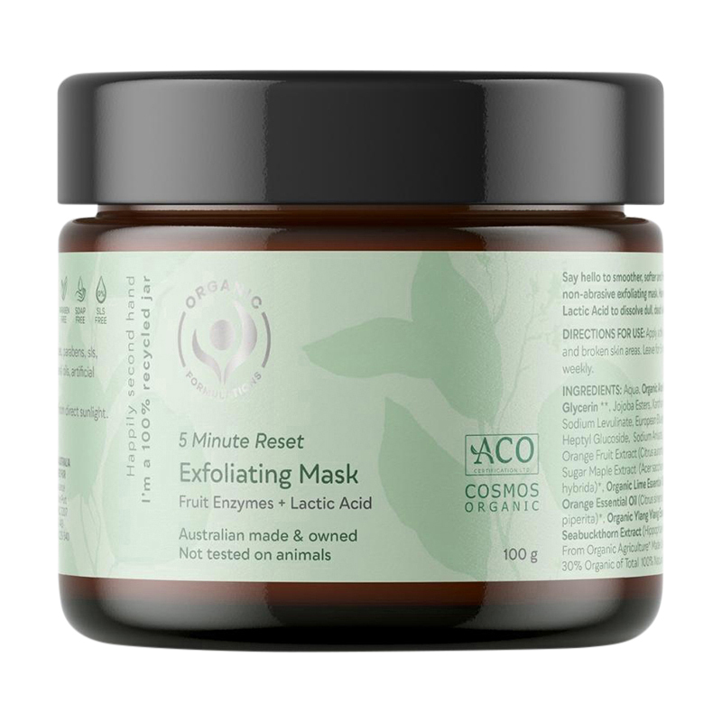 5 Minute Reset Exfoliating Mask 100g WholeLife