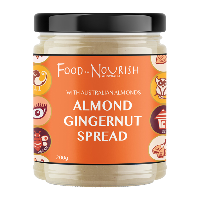 Almond Gingernut Spread 200g WholeLife