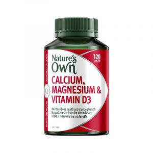 Calcium Magnesium & Vitamin D3 120 Tablets