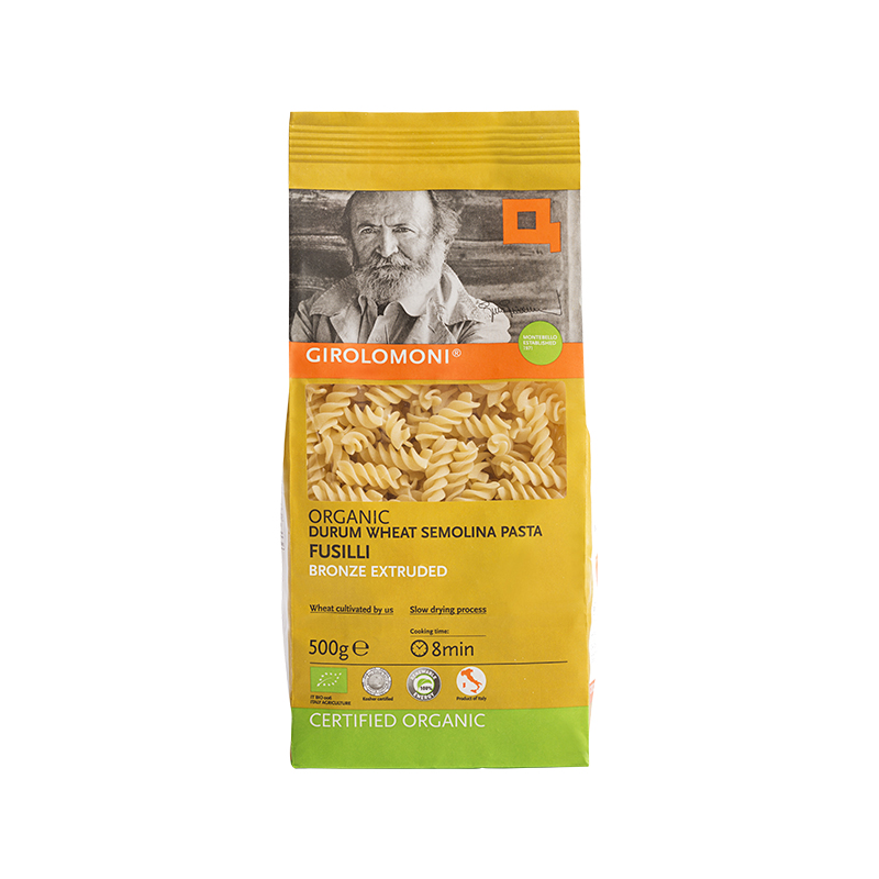 Durum Wheat Semolina Fusilli 500g WholeLife