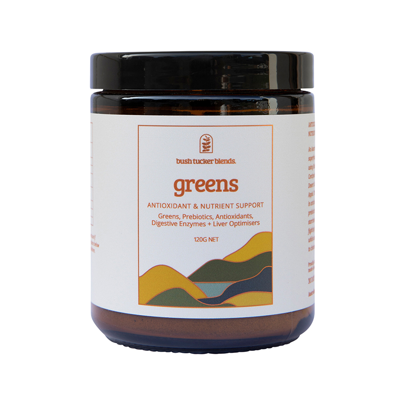Bush Tucker Blends Greens Antioxidant & Nutrient Support 120g WholeLife