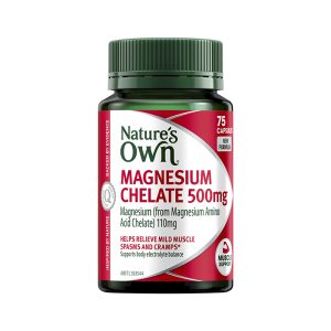 Magnesium Chelate 500mg 75 Capsules