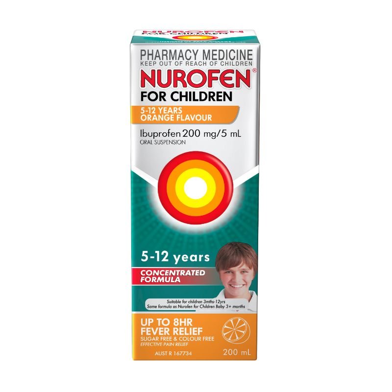 Nurofen for Children Orange 5-12 years 200ml
