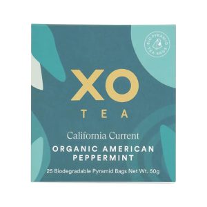 Organic American Peppermint Tea 25 Pyramid Bags