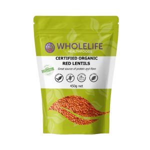 Organic Red Lentils 450g