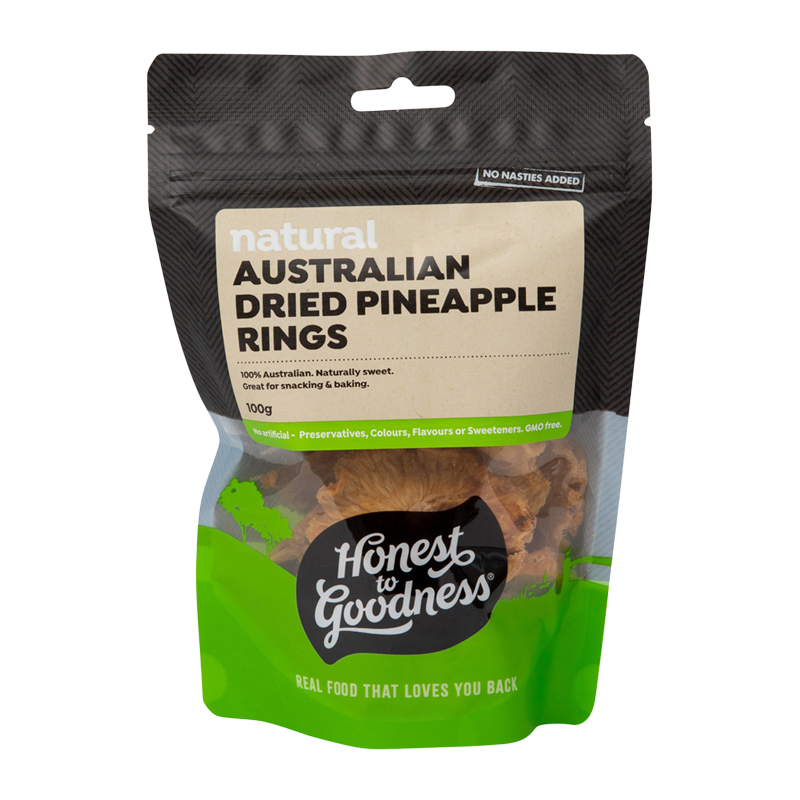Australian Dried Pineapple Rings 100g WholeLife
