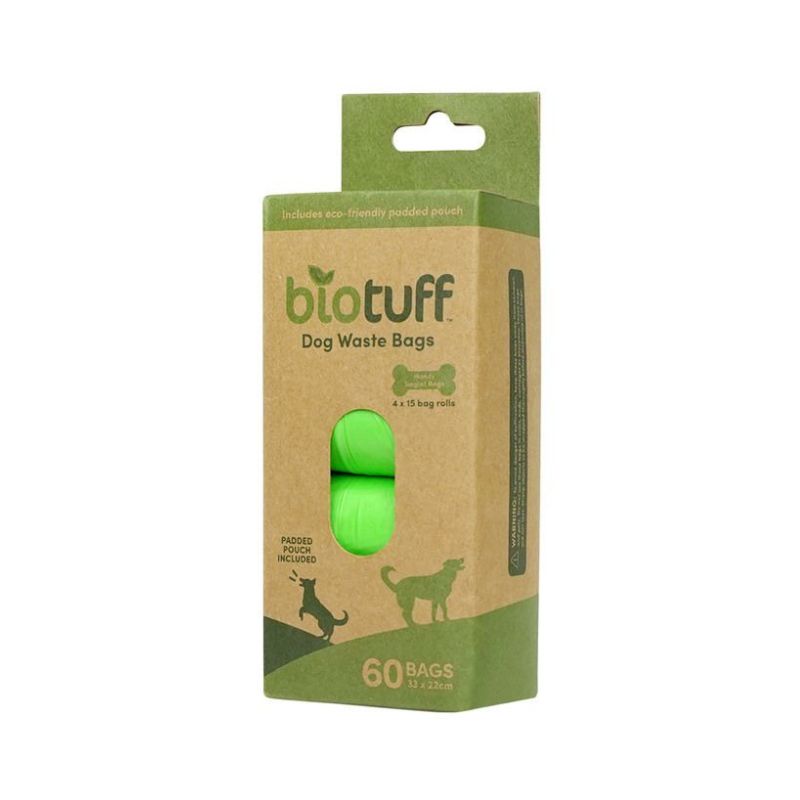 Dog Waste Bag & Dispenser 4X15 Rolls 60 Bag WholeLife