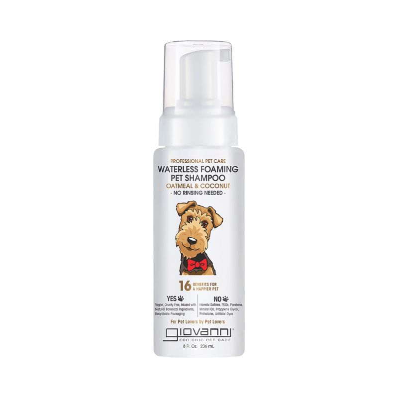 Waterless Foaming Pet Shampoo 236ml WholeLife