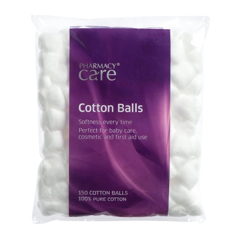 Cotton Balls 150 Pack WholeLife