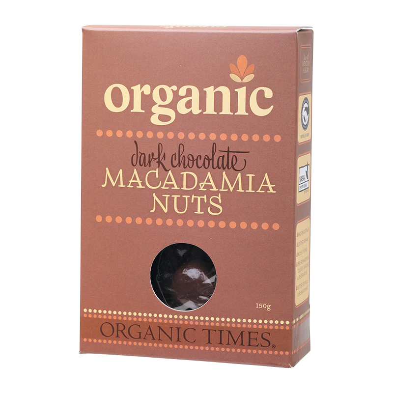 Dark Chocolate Macadamia Nuts 150g Wholelife