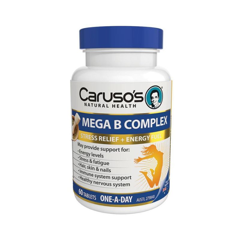 Mega B Complex 60 Tablets | WholeLife