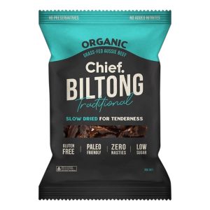 Grass-Fed Aussie Beef Biltong Traditional 30g