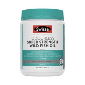 Odourless Super Strength Wild Fish 2000mg 200 Capsules