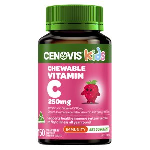 Kids Vitamin C 250mg Strawberry 150 Chewable Tablets