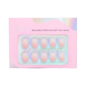 Vegan Soft Gel Press on nails - Blizzard