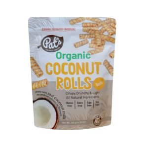 Coconut Snacks Organic Coconut Rolls Vanilla 140g